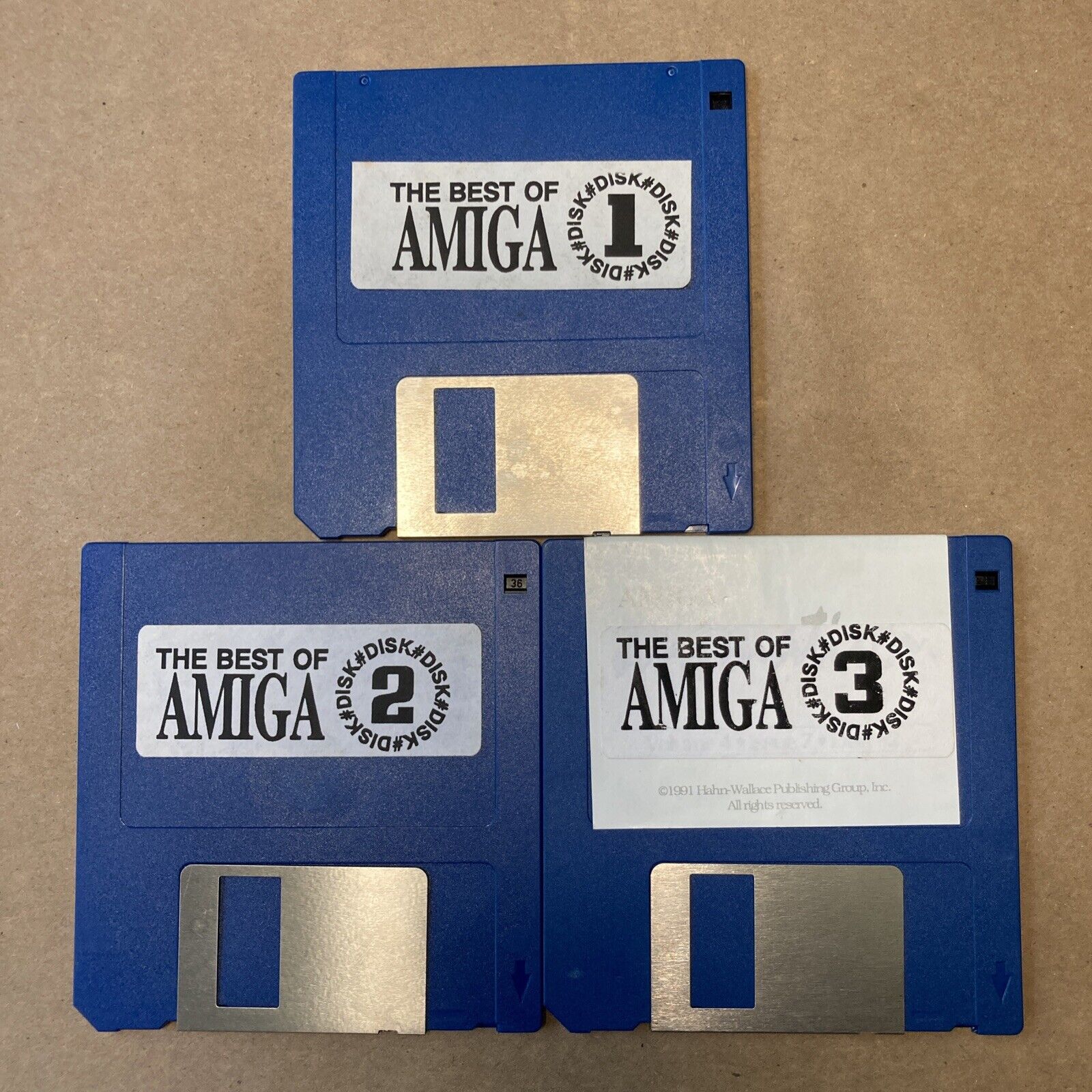 The Best of Amiga - 3 Commodore Amiga disks