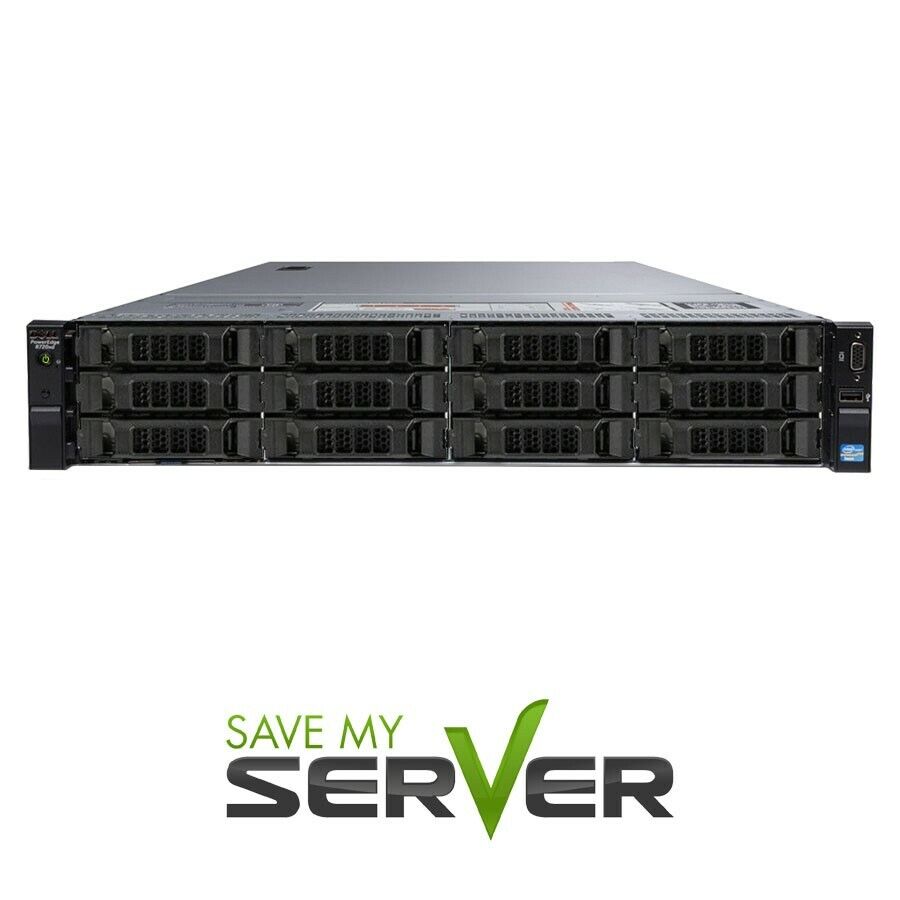 Dell PowerEdge R720xd Server | 2x 2690 2.9Ghz = 16Core | 96GB | H710 | No HDD