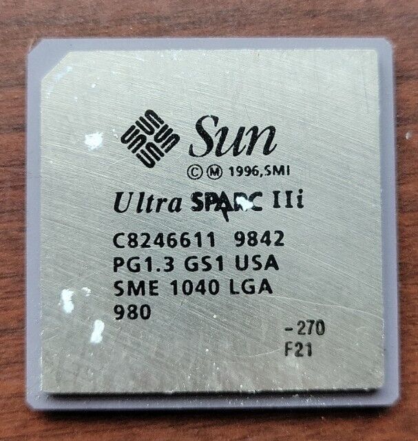 Vintage Sun Ultra Sparc IIi CPU
