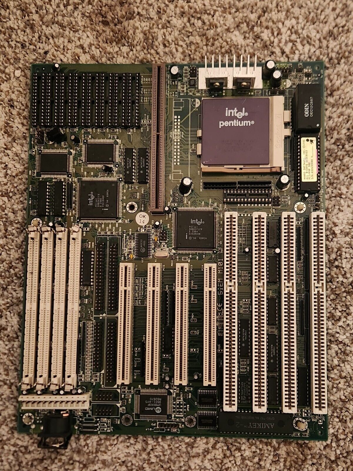 Vintage VLB Socket 5 Motherboard CPU Pentium 100Mhz OPTI 546 822 NEW PLEASE READ