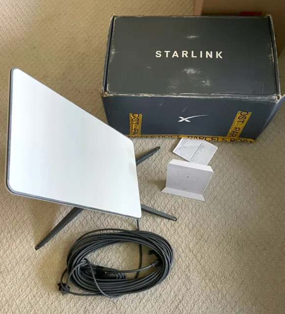 Open Box Starlink V2 Satellite Dish Kit with Router - Mobile dish ( RV/boat Use)
