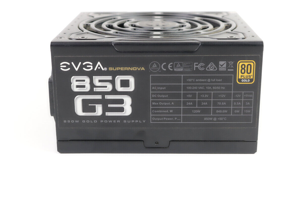 EVGA SuperNOVA 850 G3 850W Gold - P3, Burnt Port