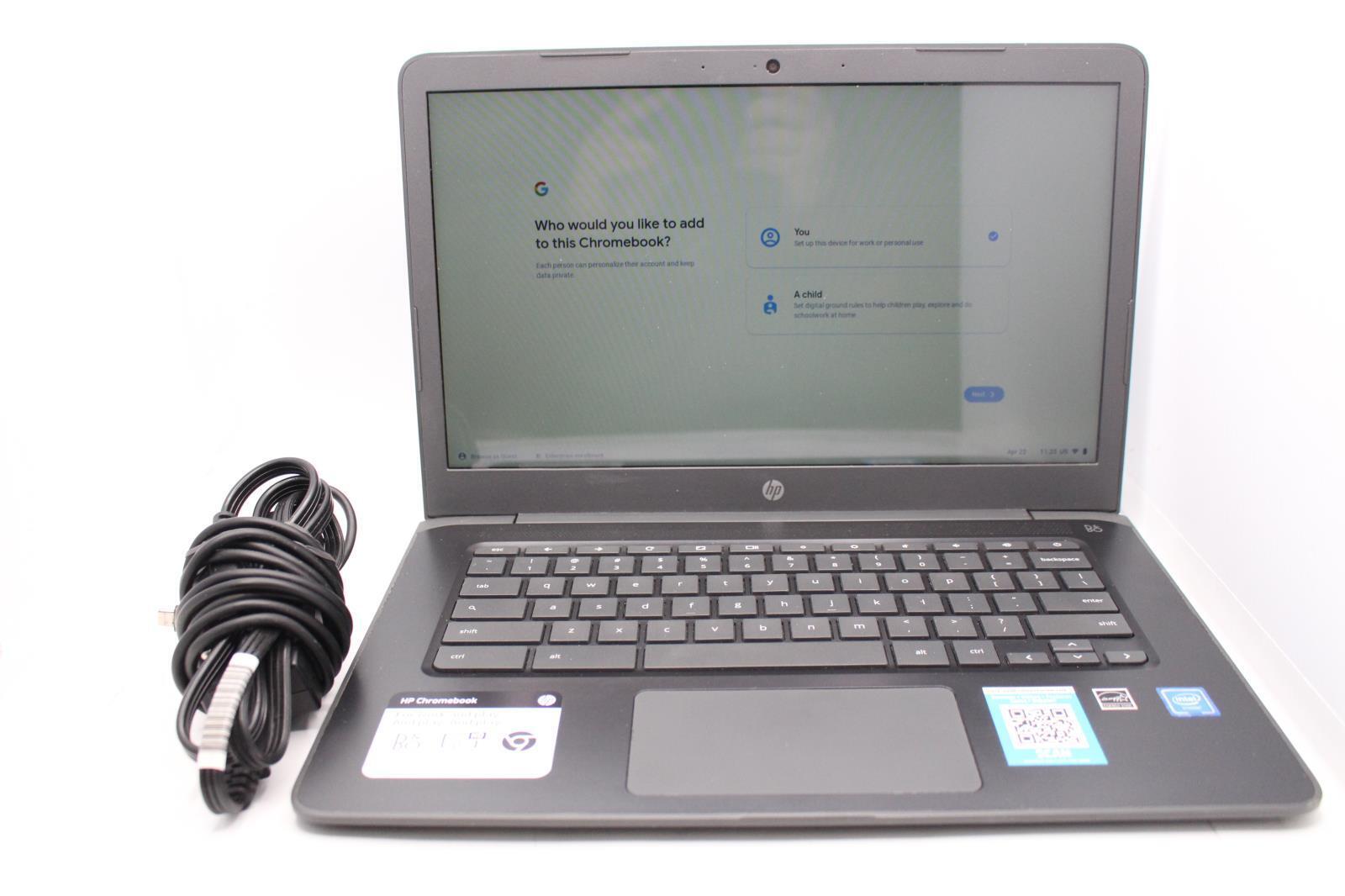 HP Chromebook 14-ca061dx 14 in. 32GB Intel Celeron N3350  2.40GHz, 4GB Laptop