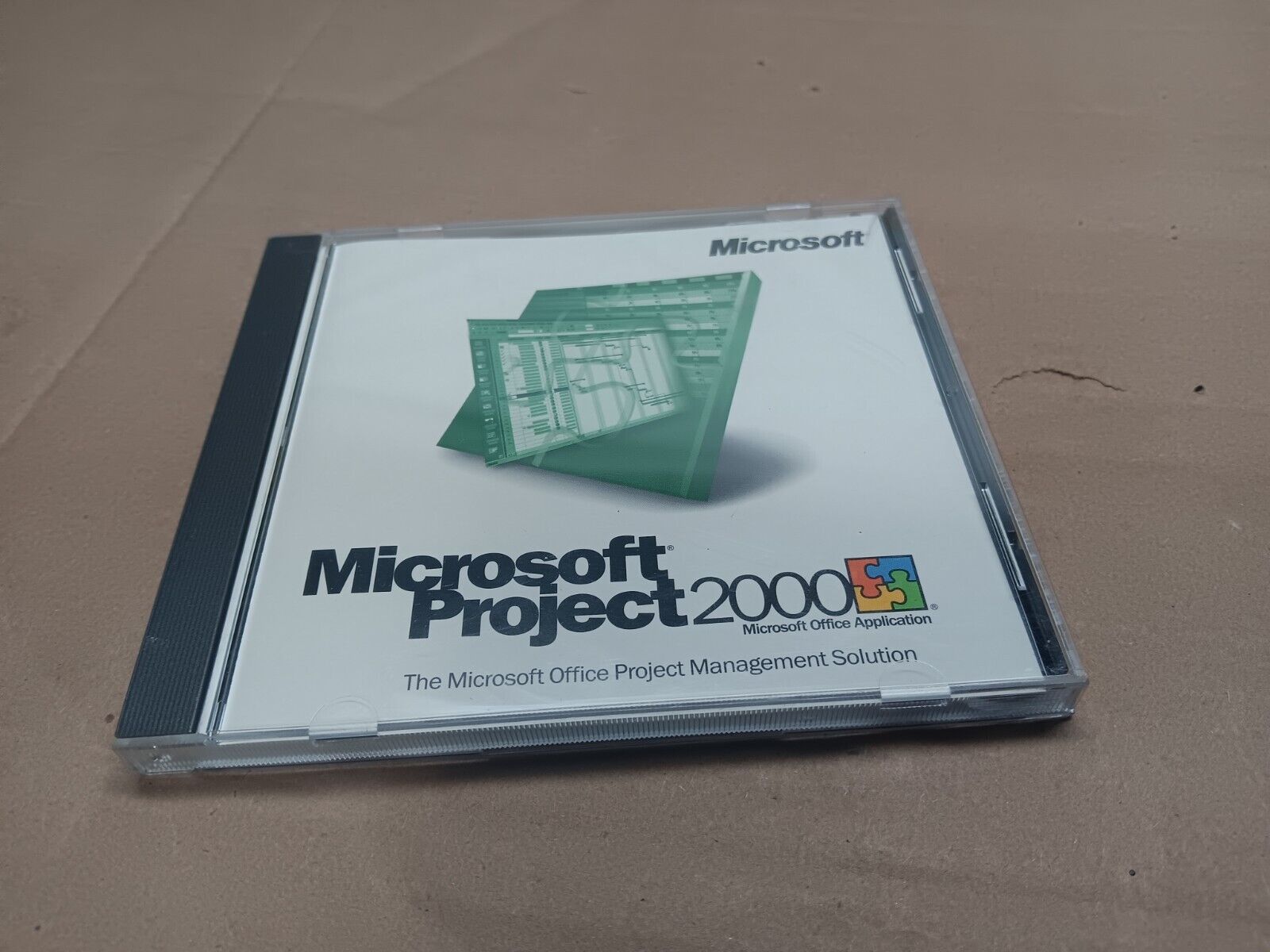 Vintage Microsoft Project 2000 with product cd key