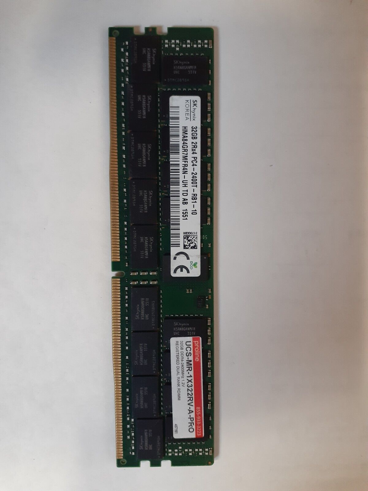32GB Hynix HMA84GR7AFR4N-UH Server RAM, 2Rx4 PC4-2400T