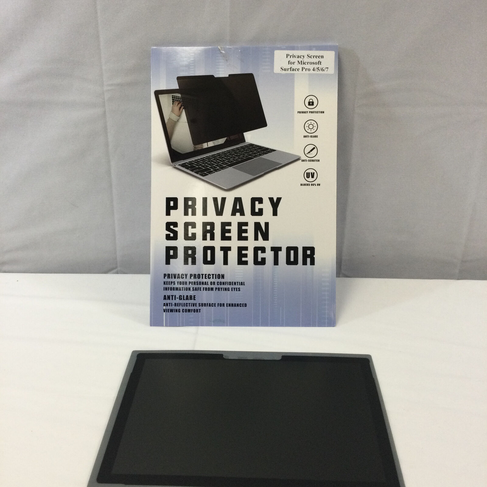 Anti Reflecting Privacy Screen Protection For Microsoft Surface Pro 4/5/6/7 Used