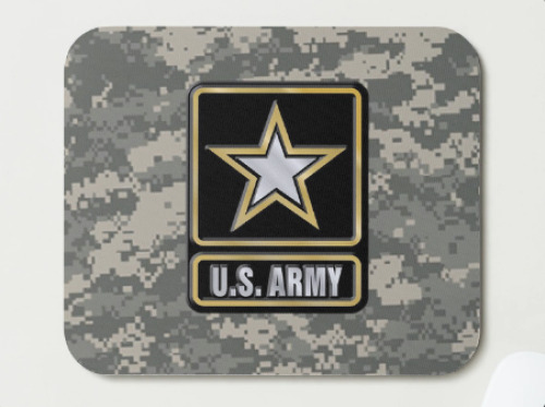 US Army Mousepad Mouse Pad Home Office Gift Military Pride USA America