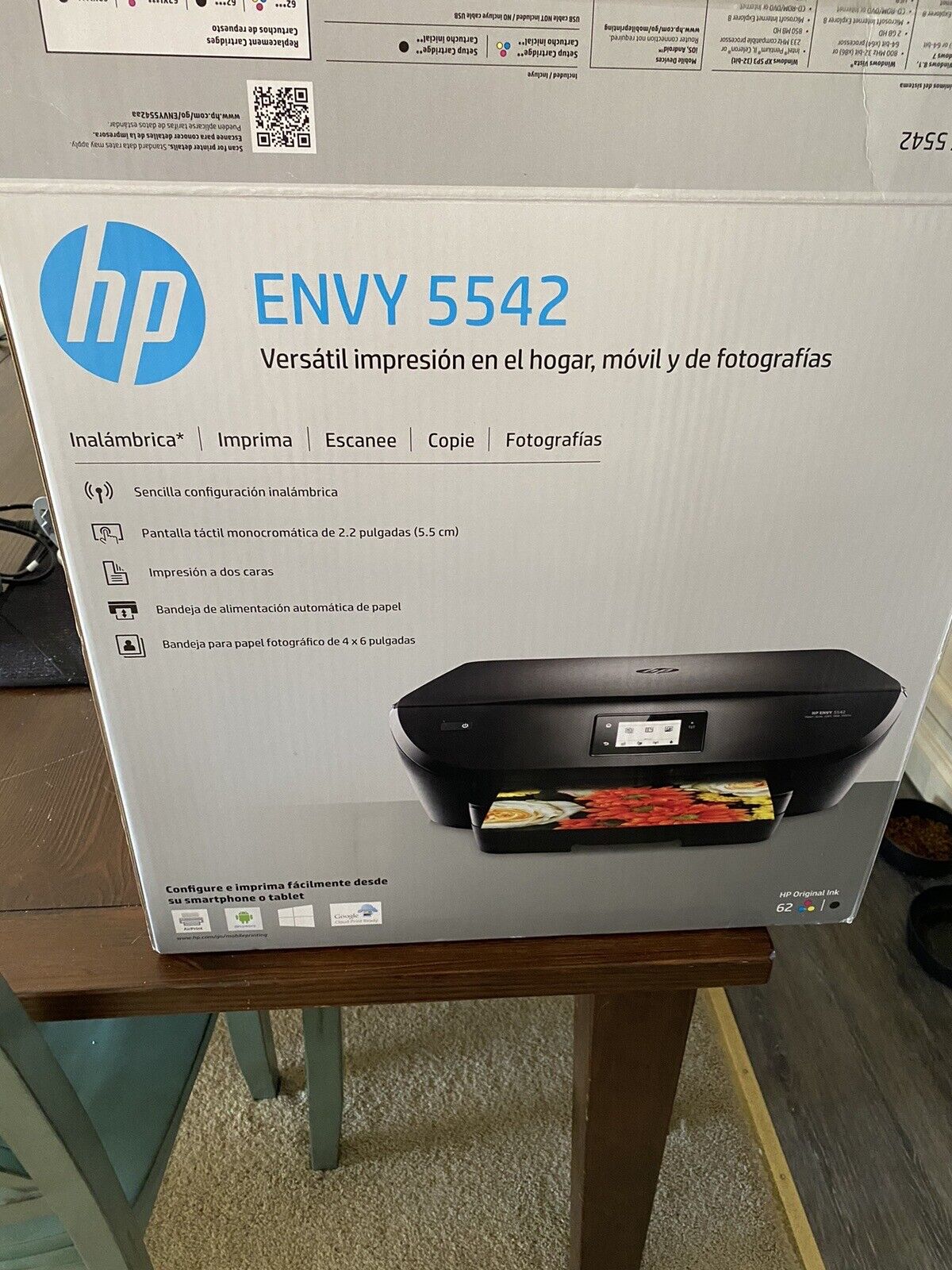 Brand NEW  Open Box HP Envy 5542 Wireless InkJet All-In-One Color Printer