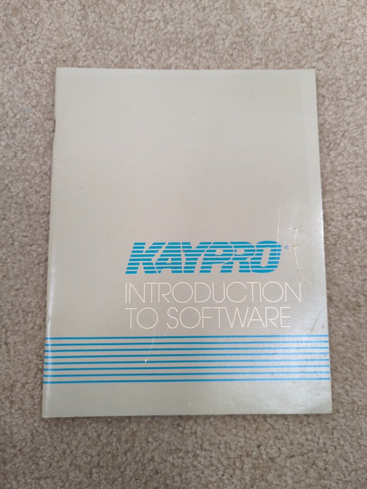 Vintage 1983 KAYPRO Introduction to Software Manual (NO DISK)