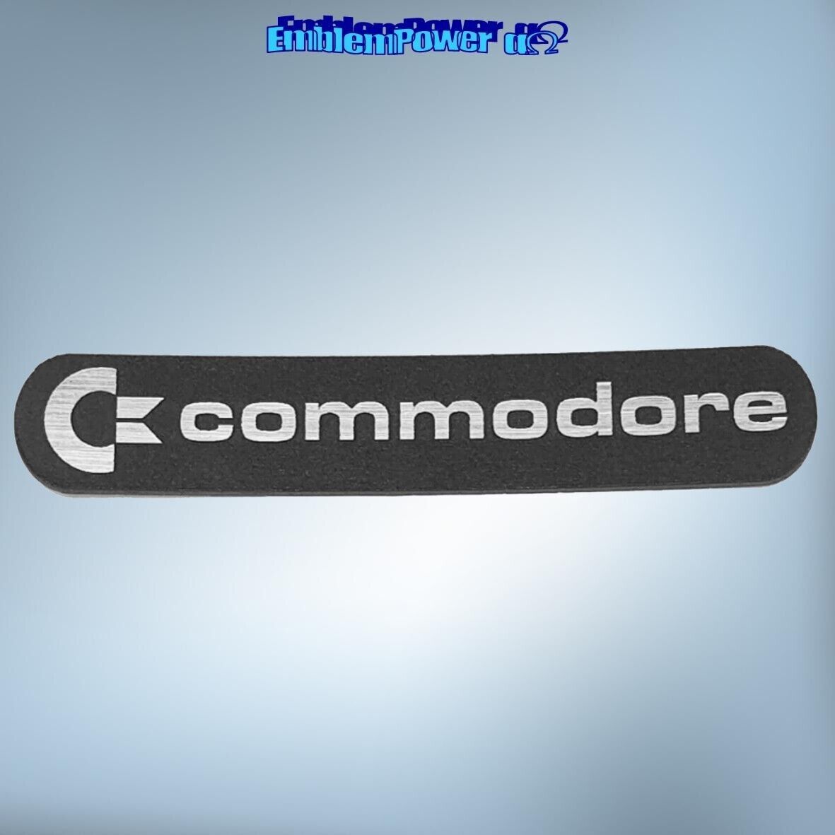 COMMODORE 67x12mm Emblem 3D 64 1200 Sticker Badge Decal Logo Aufkleber C64 C128