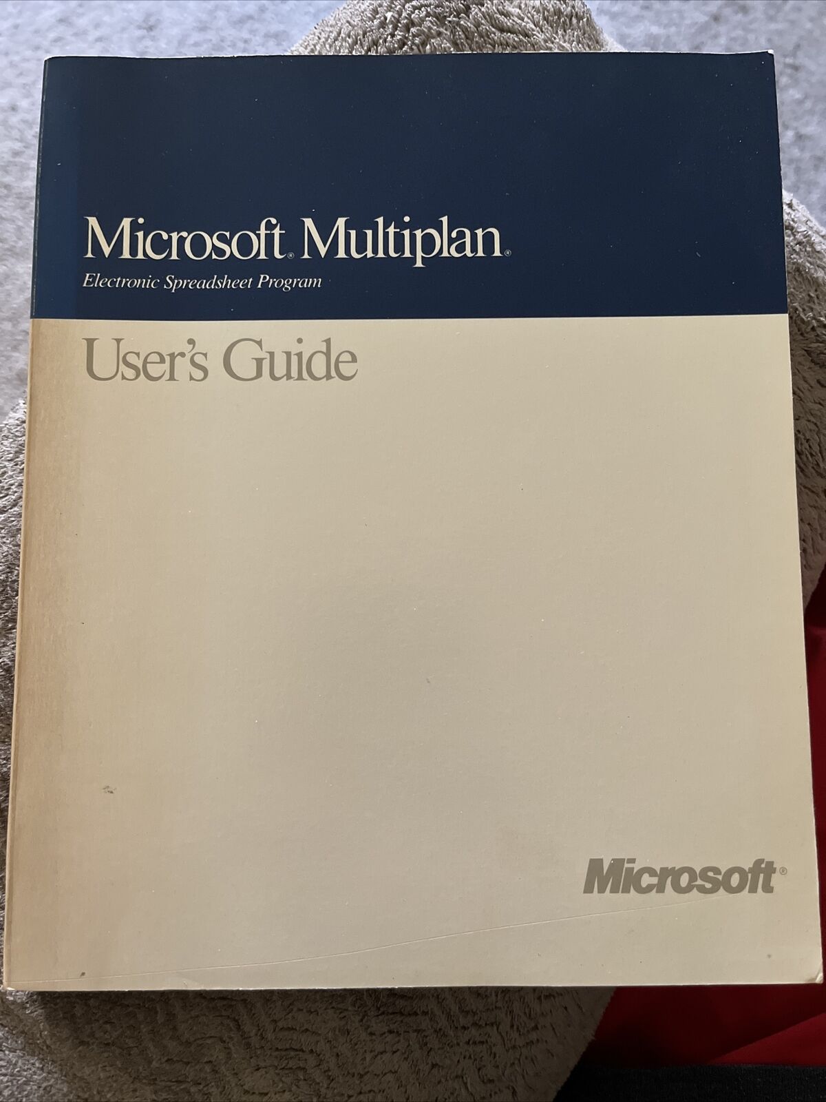 Microsoft Multiplan - Electronic Spreadsheet Program Users Guide 