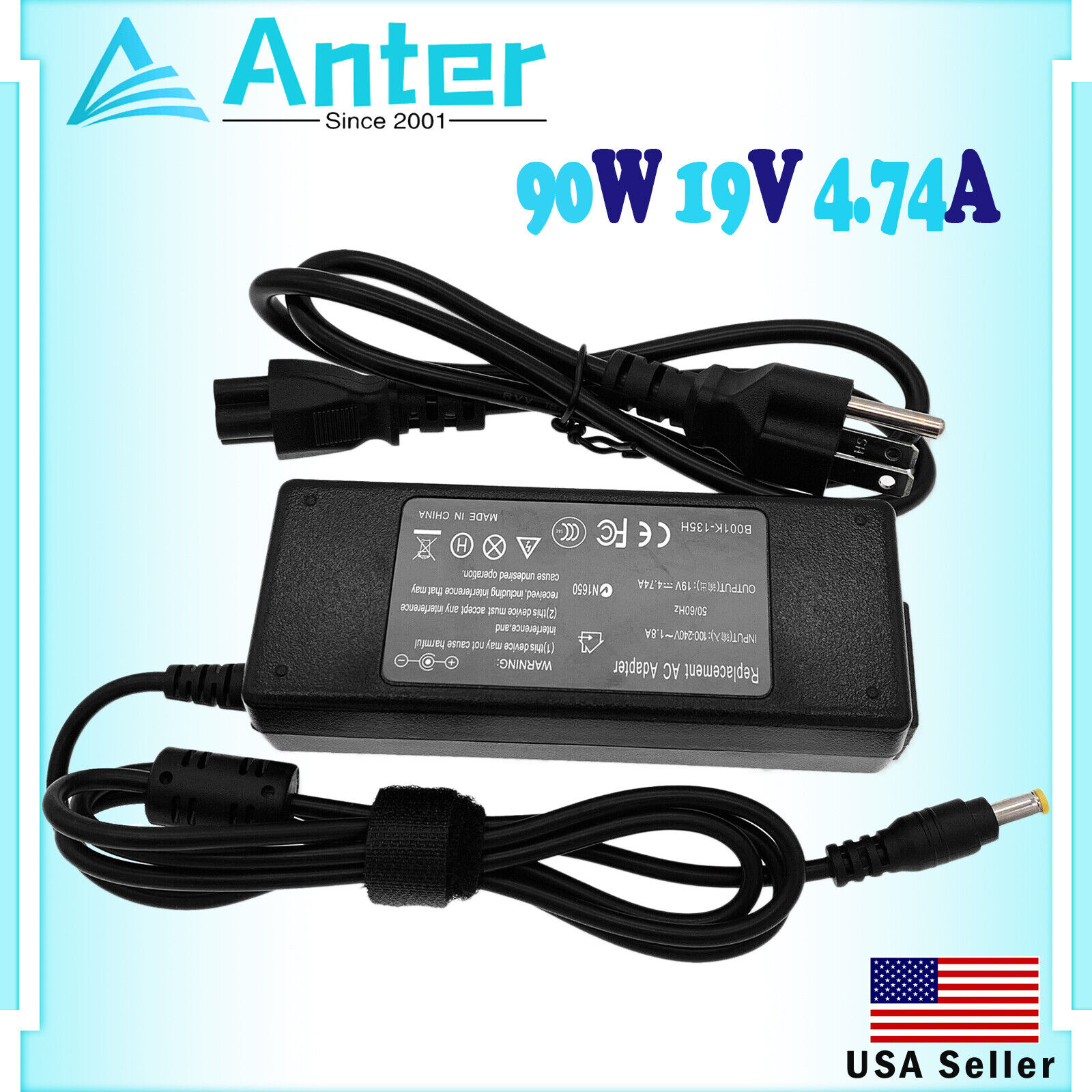 For Acer Aspire Z3-710, Z3-715 All-In-One Computer AC Adapter Power Cord 90W