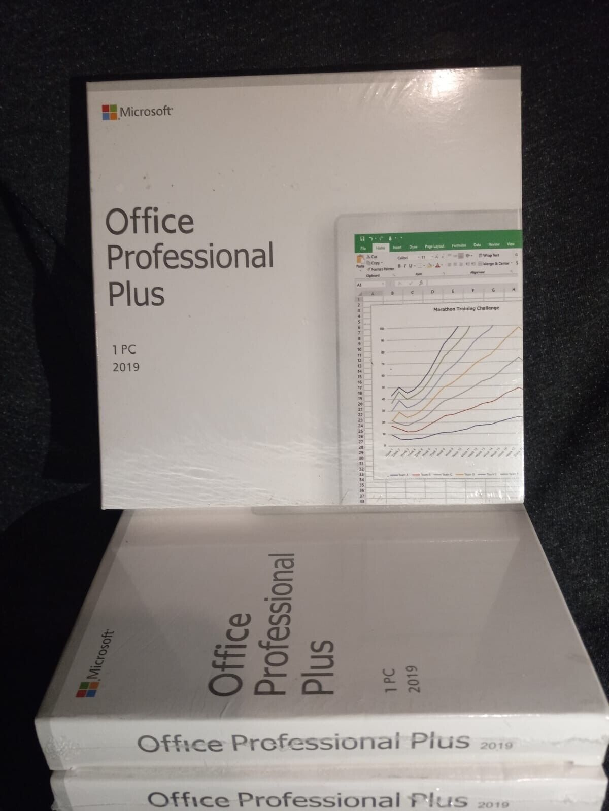 Microsoft Office 2019 Pro Plus DVD Genuine Retail License For 1 PC