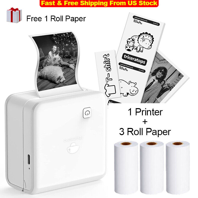 Phomemo 300dpi Pocket Phone Printer Mini Photo Thermal Printer for iOS Android