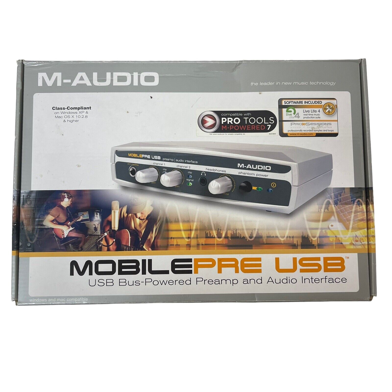 M-Audio 200F Mobile Pre USB Preamp & Audio Interface