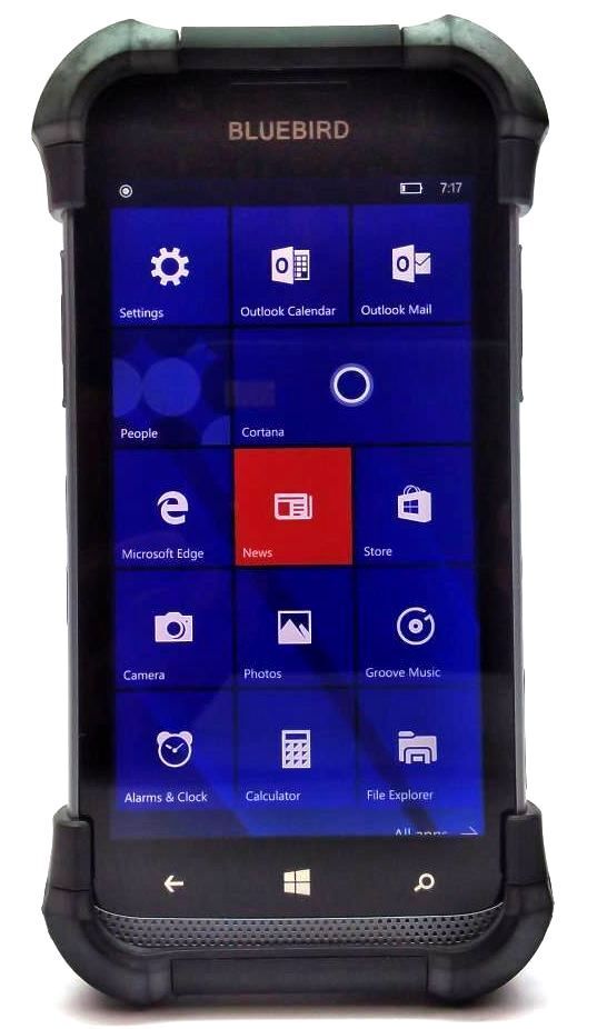 Bluebird EF500R Mobile Computer Scanner Windows 10 Rugged EF500R-WNLH 13MP