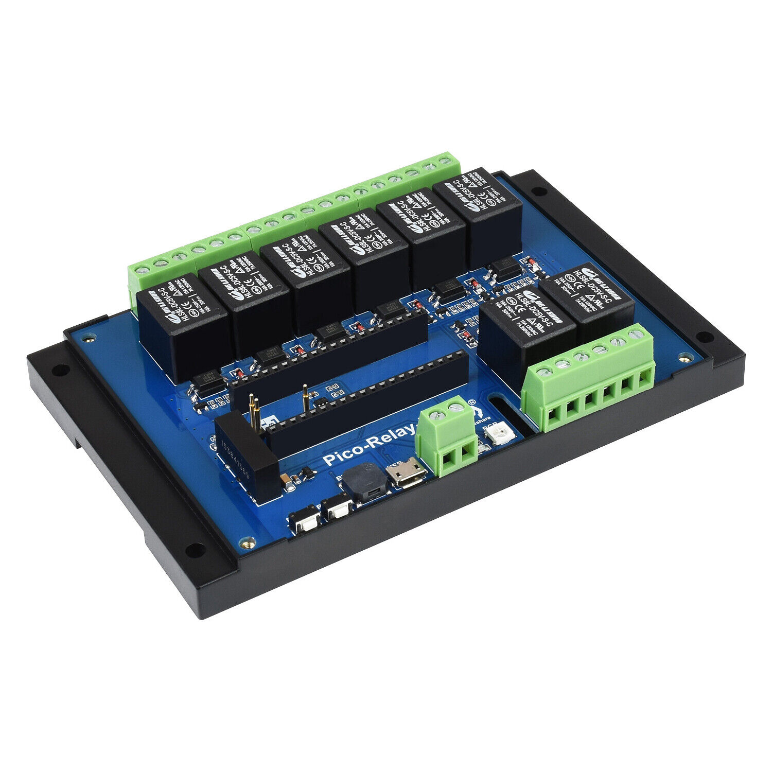 5V 8-CH Relay Expansion Breakout Module Kit for RPI Raspberry Pi Pico W WH Board