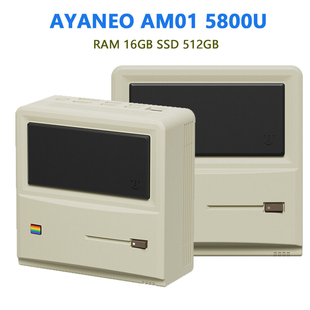 Retro Classic AM01 AMD Ryzen 7 5800U RAM 32GB SSD 512GB Windows11 WIFI6 Mini Pc