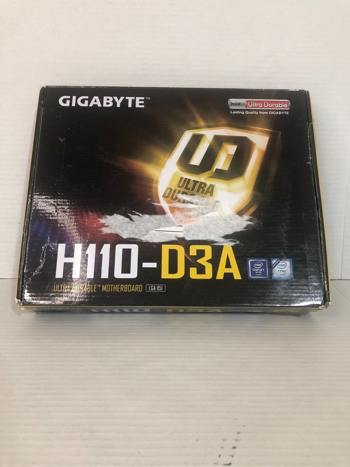 GIGABYTE GA-H110-D3A LGA 1151 Intel Motherboard & CPU Chip Combo Mining 6x PCIE