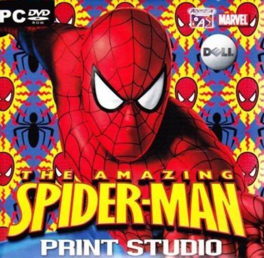 The Amazing Spider-Man: Print Studio PC CD kids create super hero designs cards