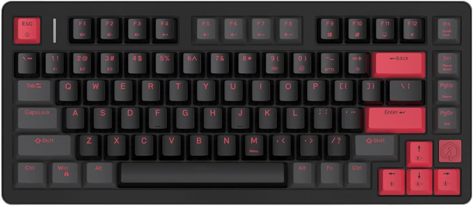 Fe75Pro Hot Swappable Mechanical Keyboard, Wireless TKL 75% RGB Customizable Bac