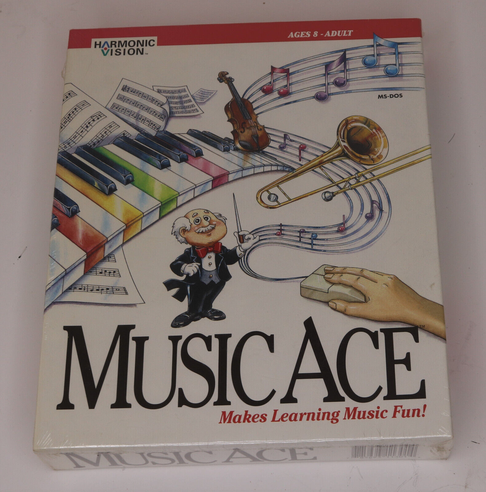 Music Ace Harmonic Vision IBM 3.5 MS-DOS Vintage 1994 New Old Stock Sealed