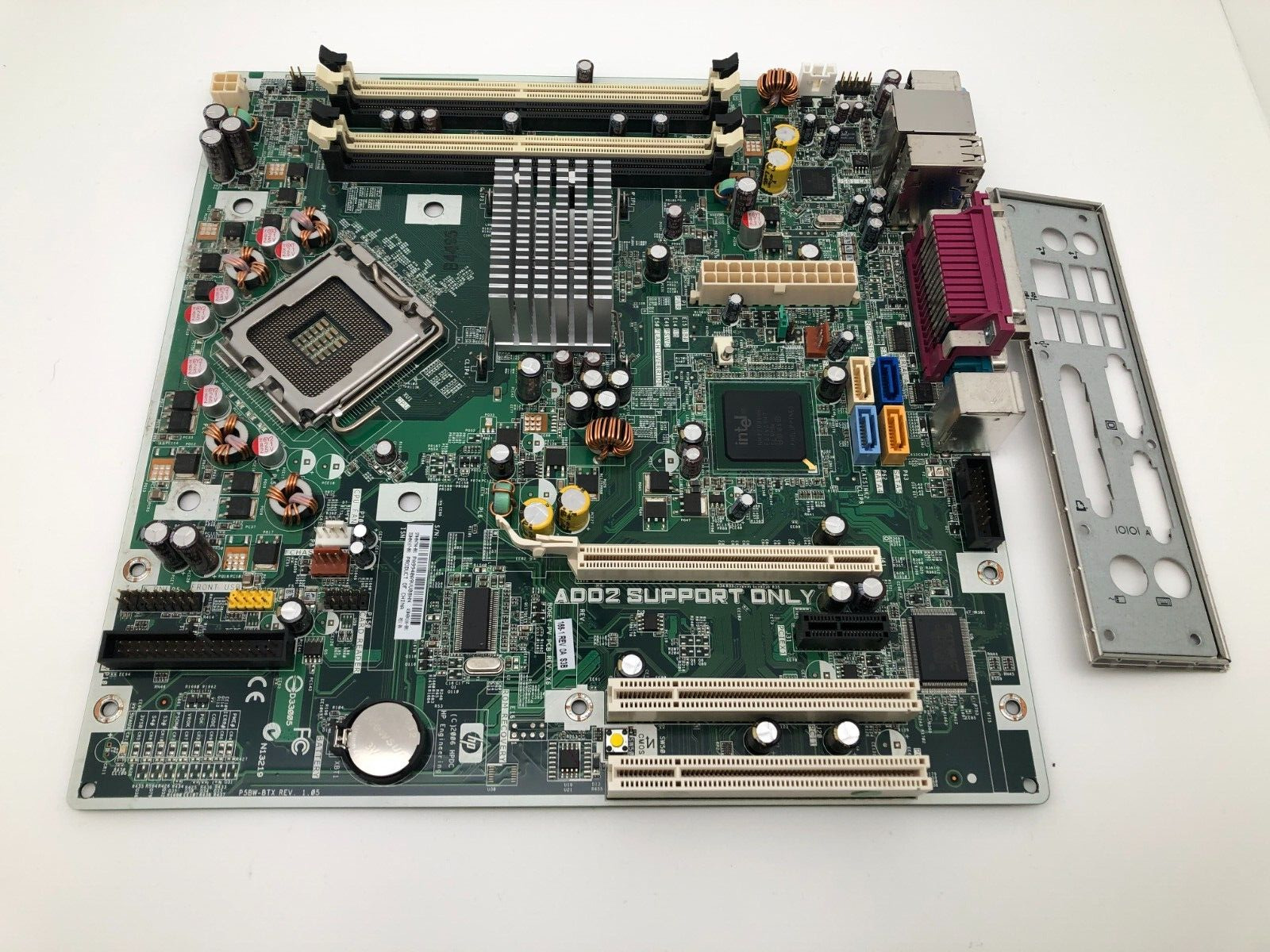 HP Compaq Motherboard with I/O Shield 404166-001
