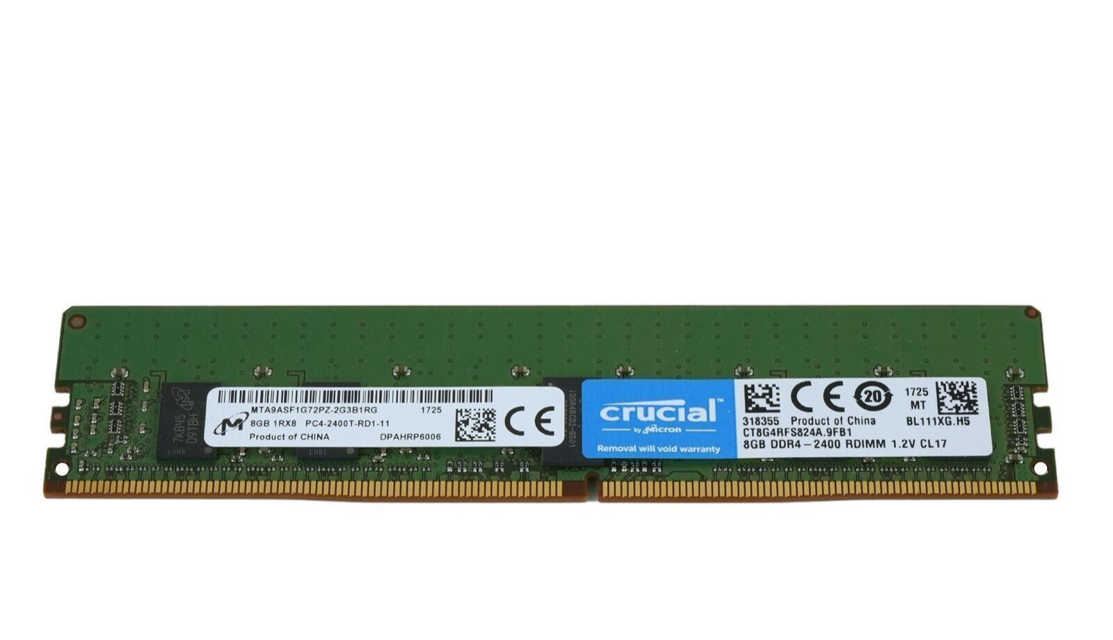 Micron 8gb 1Rx8 2400T DIMM Desktop