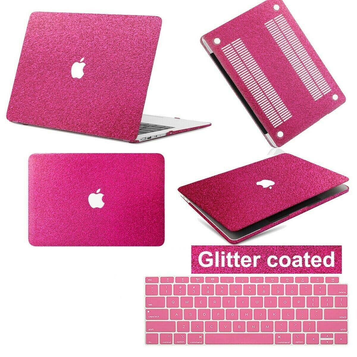 Shinny Glitter Rainbow Hard Case KB Cover For New Macbook Pro Air 11 13 14 15 16