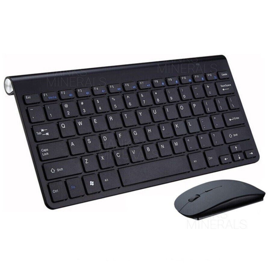 Wireless Keyboard And Mouse Set Mini 2.4G Waterproof For Mac Apple PC Computer