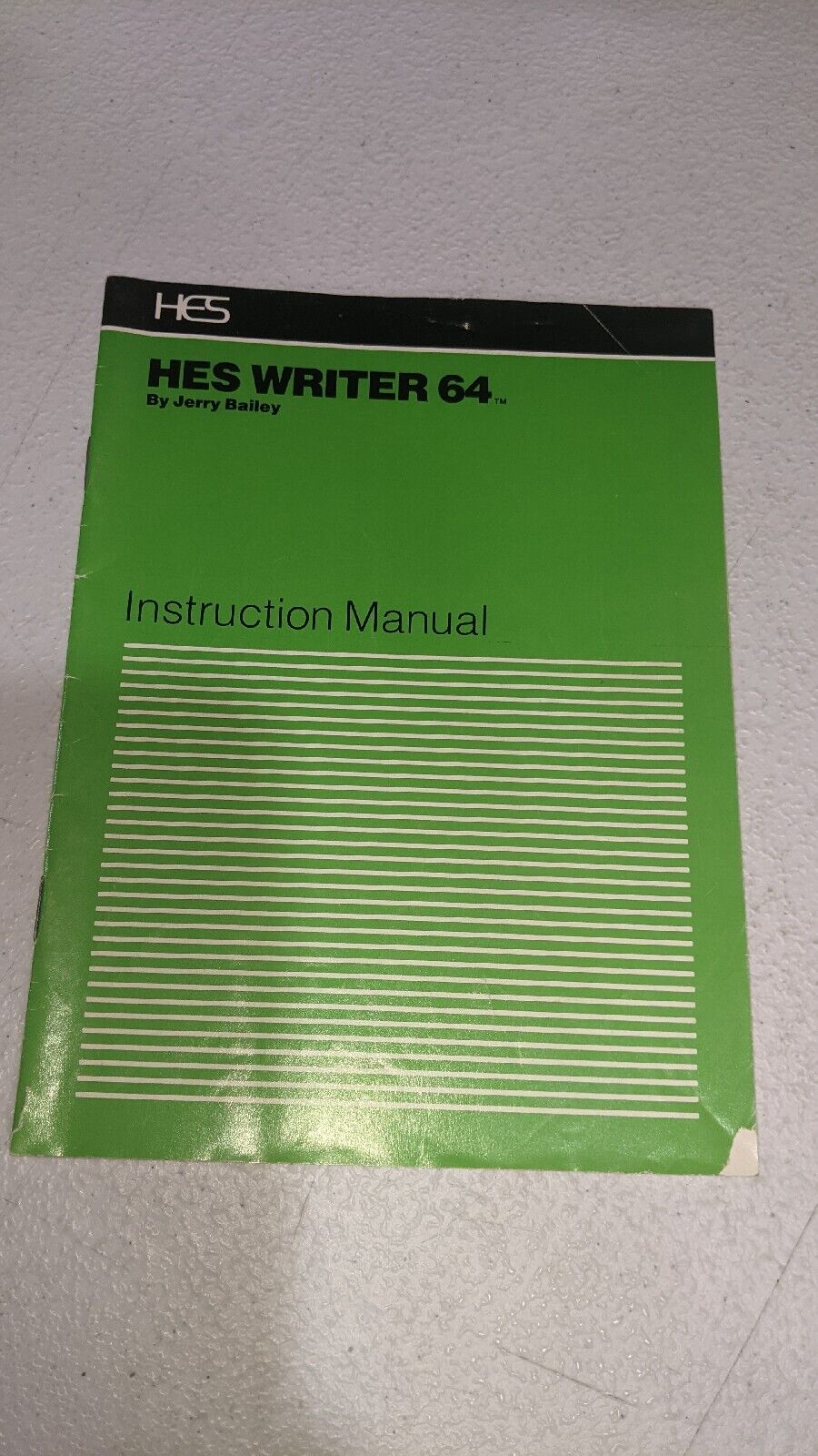 VTG Hes Writer 64 Instruction Manual HESWARE For Commodore 64