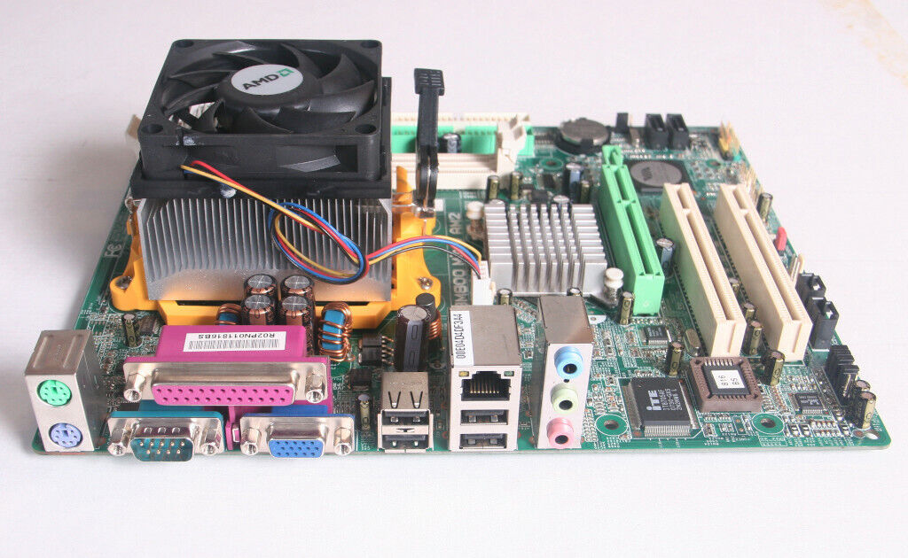 Biostar K8M800 Motherboard, AMD Sempron LE-1100 1.9GHz CPU, AM2 Micro ATX, 512MB