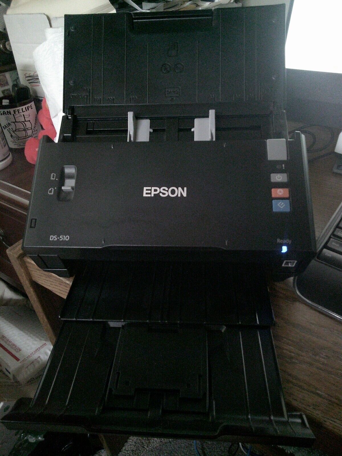Epson Work Force DS-510 Color Duplex Scanner *Tested* with AC Adapter  and USB 