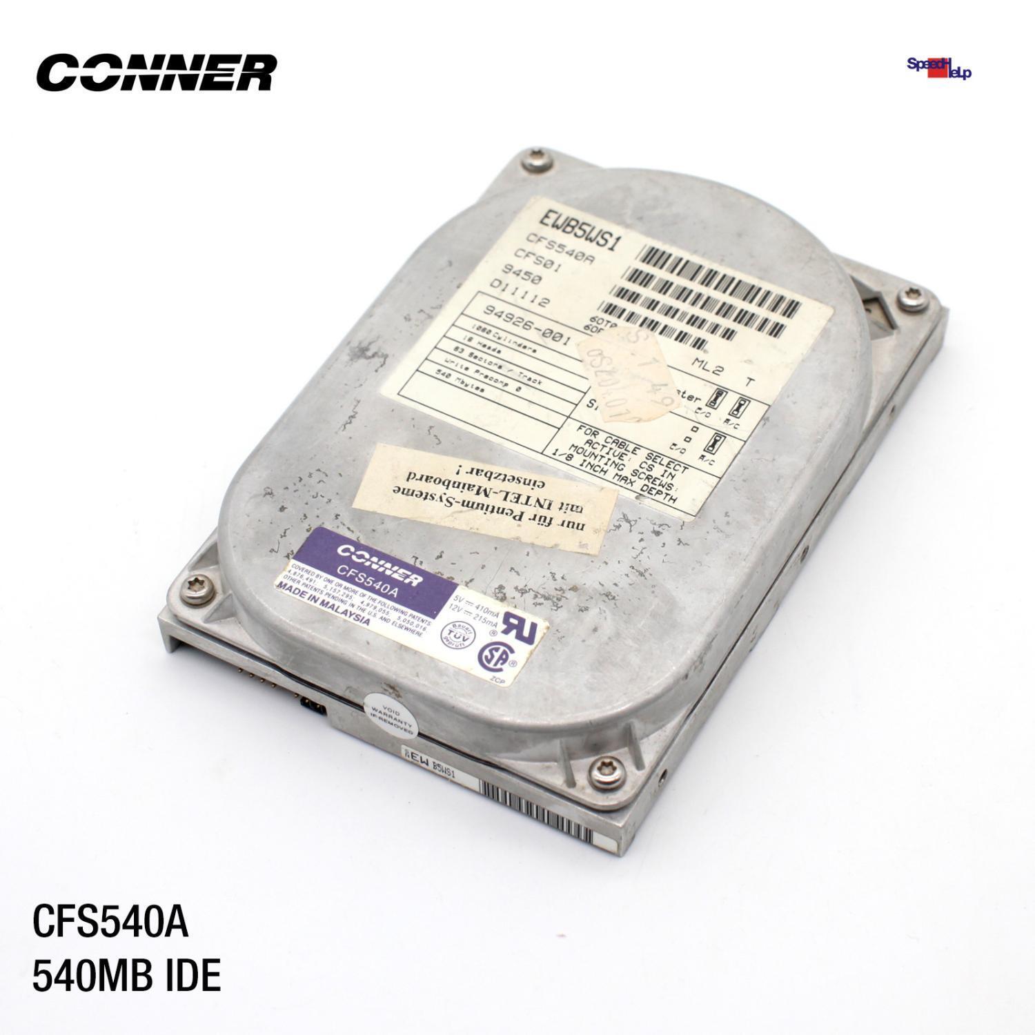 Conner CFS540A 540MB 528MB 3 1/2in 3.5 \