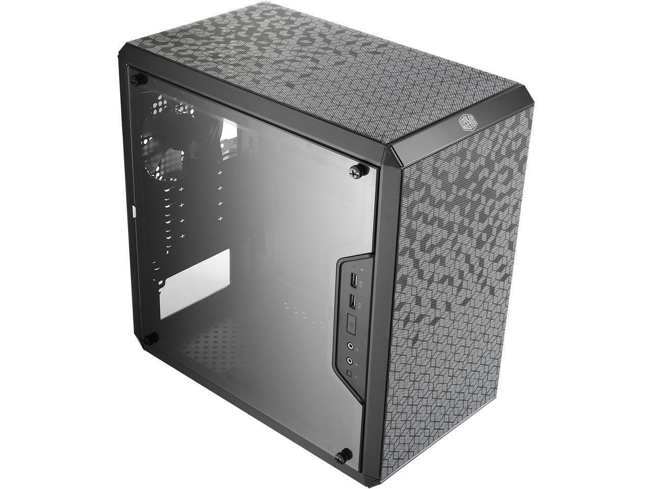 MasterBox Q300L mATX PC Case w/ Magnetic Design Dust Filter Transparent Acrylic