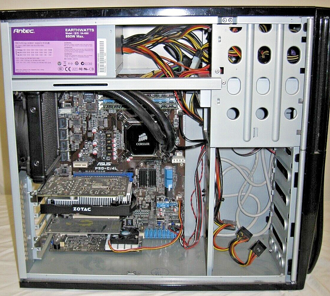 Asus P9D-C/4L Server watercool E3-1271 v3 @ 3.6G ECC 32gig case PS unique build