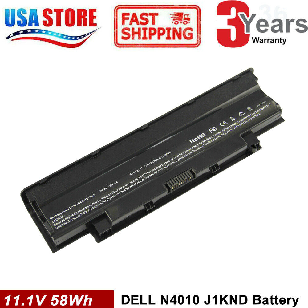 Battery For Dell Vostro 1440 1450 1540 1550 2420 2520 3450 3550 3555 3750 N4010