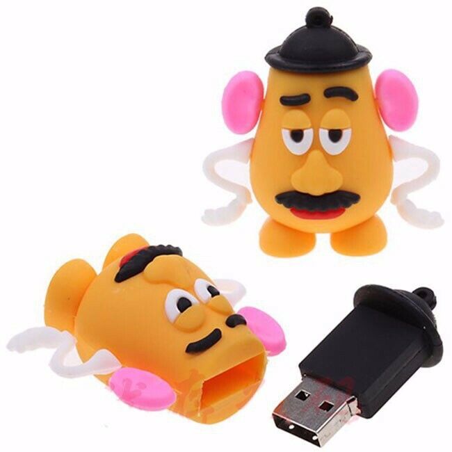 2.0 16gb 32gb 64gb Mr and Mrs Potato Head Cartoon USB Flash Thumb Drive USA Ship