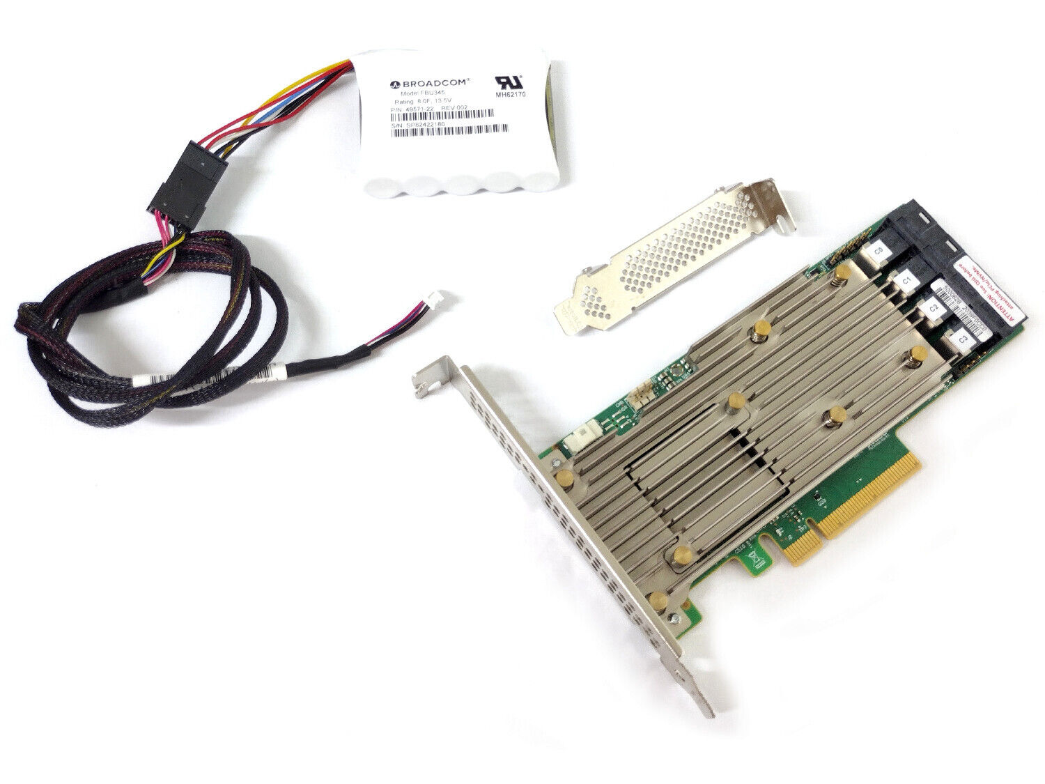 Broadcom LSI Megaraid 9460-16i 4G PCIe x8 3.0 RAID Card 12Gbps incl LSI CVPM05