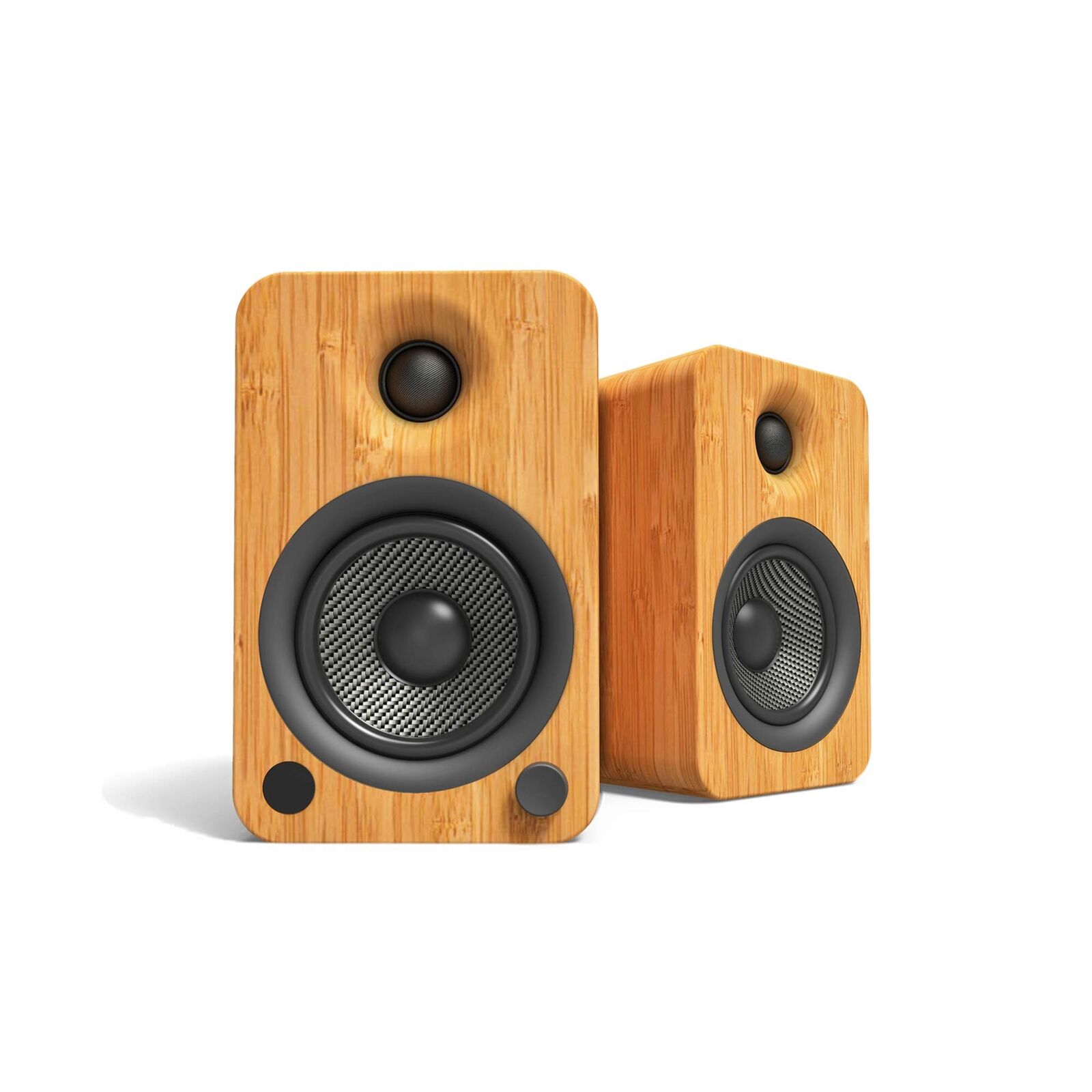 YU4BAMBOO Powered Speakers with Bluetooth and Built-in Phono Preamp | Auto St...