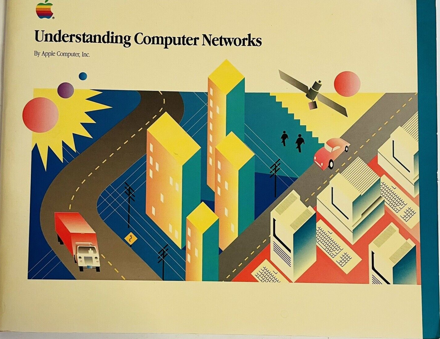 Apple Computer Understanding Computer Networks Vintage Paperback Book 1st Print