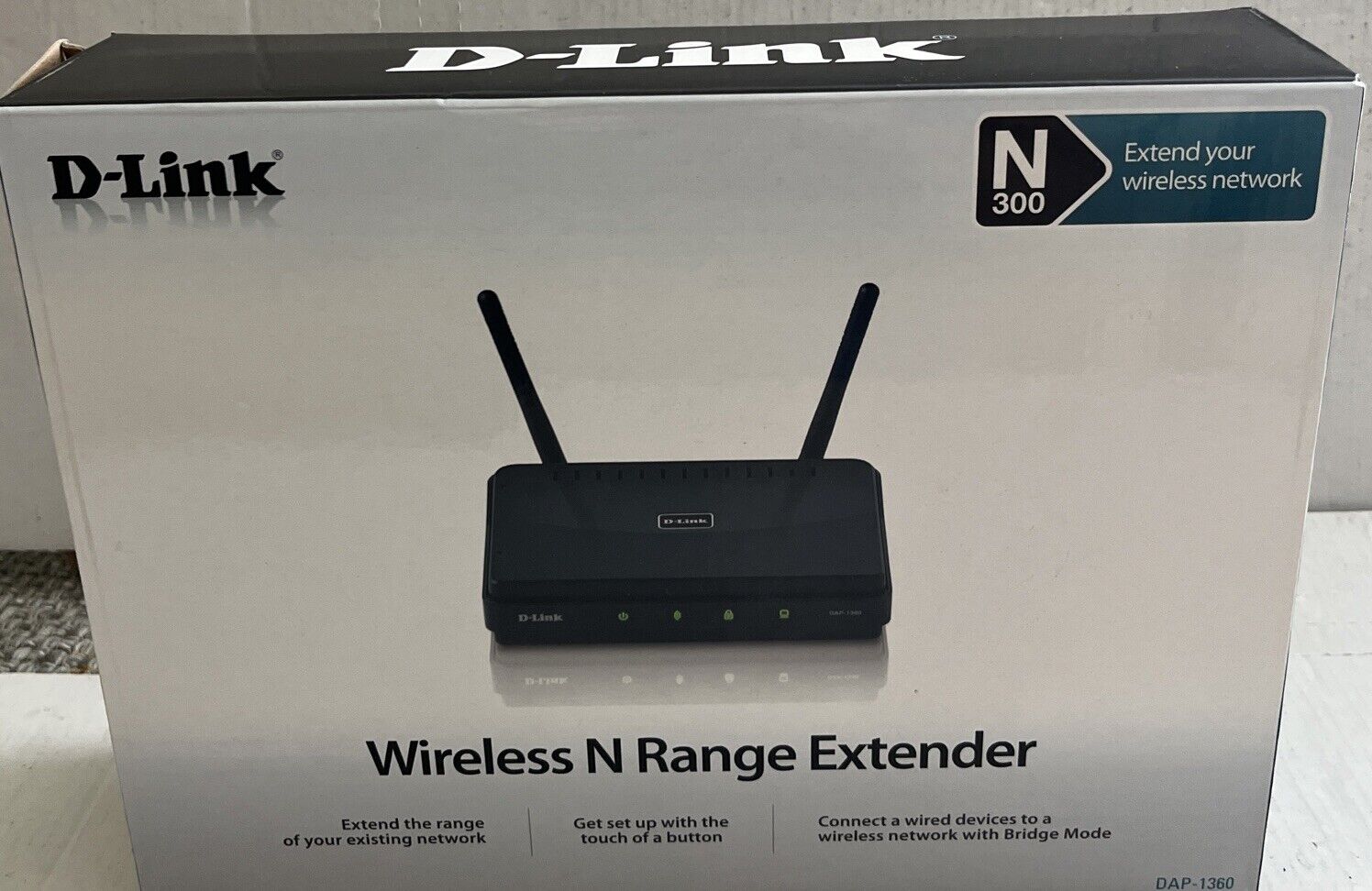 D-LINK Wireless N Range Extender DAP-1360 N300