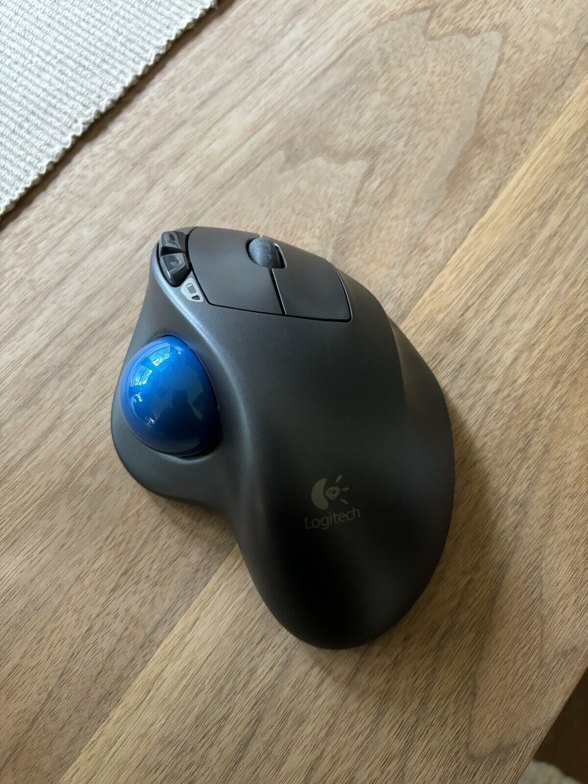 Logitech M570 Wireless Trackball Mouse PC Mac Gray/Blue ***NO DONGLE***