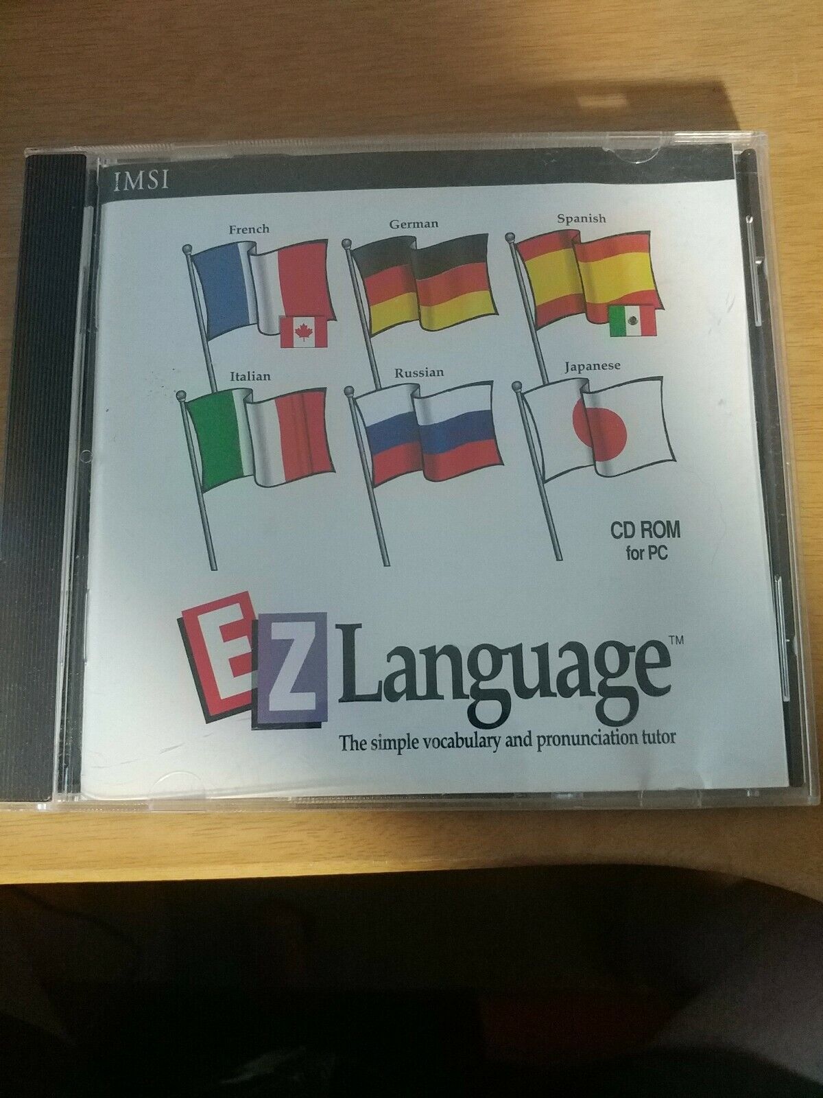 EZ Language-PC CD ROM-French/German/Spanish/Italian/Russian/Japanese