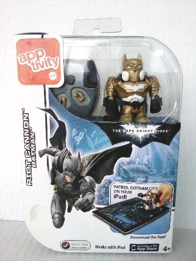 App Tivity BATMAN Riot Cannon Dark Knight Figure iPad Toy Game Action Figure NEW