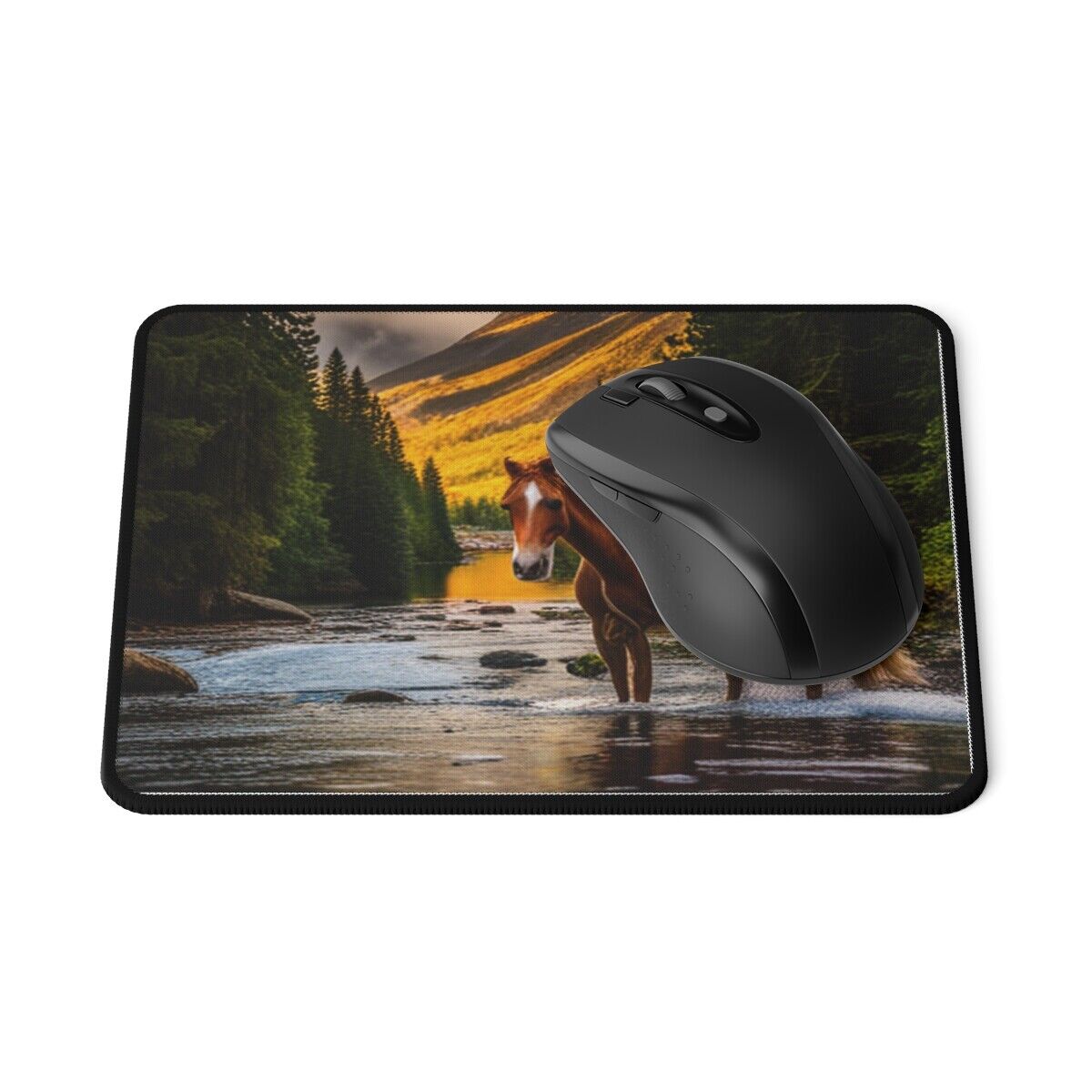 Non-Slip Mouse Pads of a beautiful Horse 