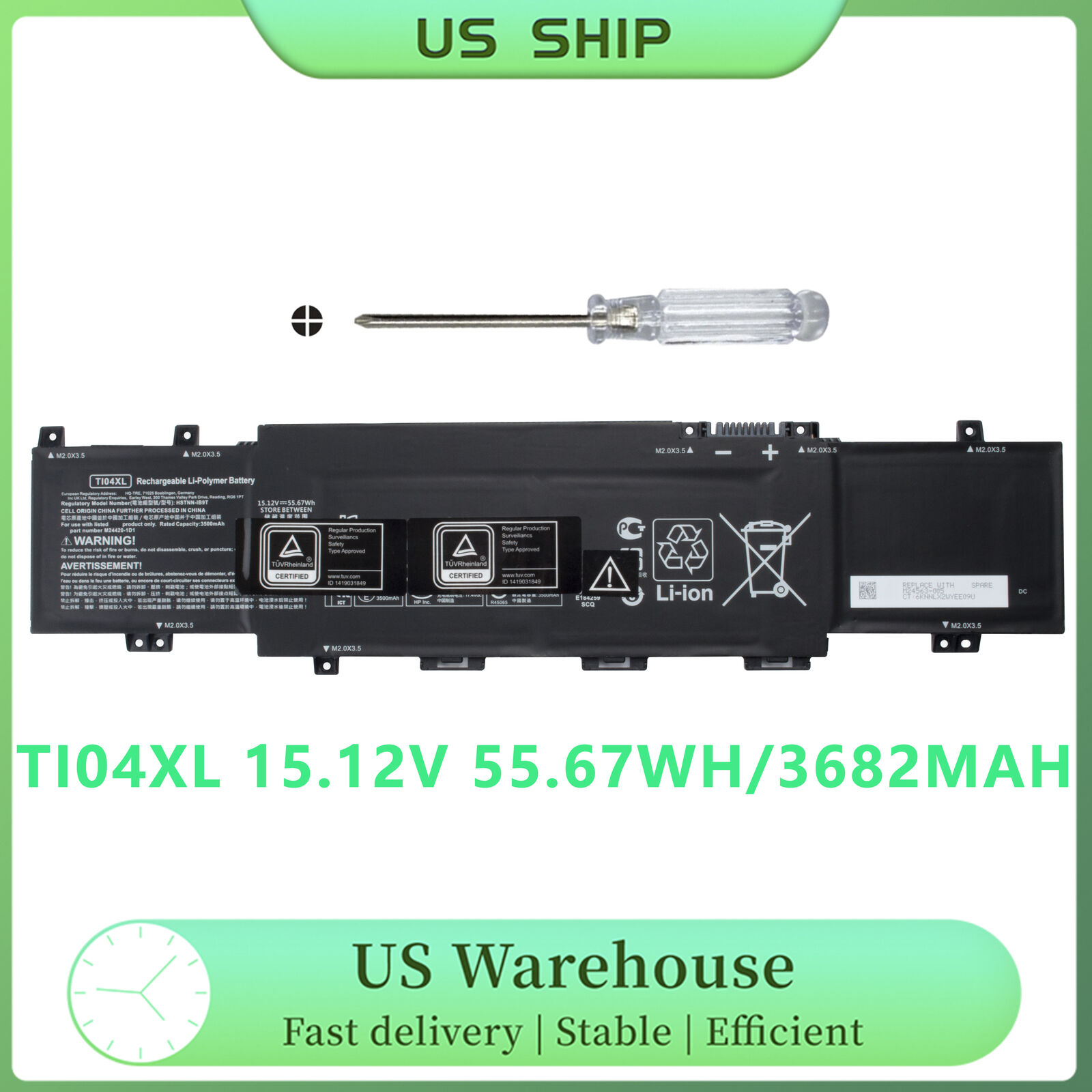 New Genuine TI04XL Battery for HP 17m-ch0013dx 17-ch0027ur 17-ch0026ur M24420-1D