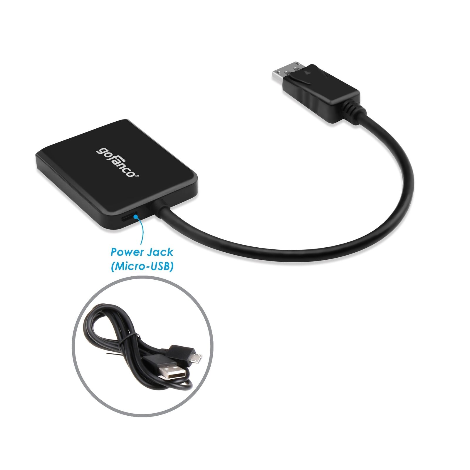 gofanco Displayport (DP 1.2) to 2 x HDMI MST Hub Multi Display Adapter