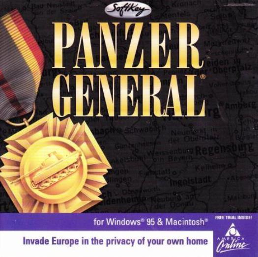Panzer General PC MAC CD classic military Axis Allies war battle strategy game