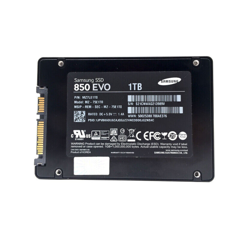 Samsung 1TB 850 EVO SSD MZ-75E1T0 2.5\